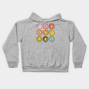 Rainbow Eight Balls Kids Hoodie